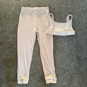 SHEIN matching tan set loungewear size Large